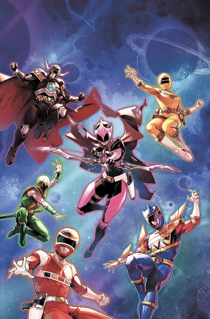 The full cover art to Power Rangers #31.
